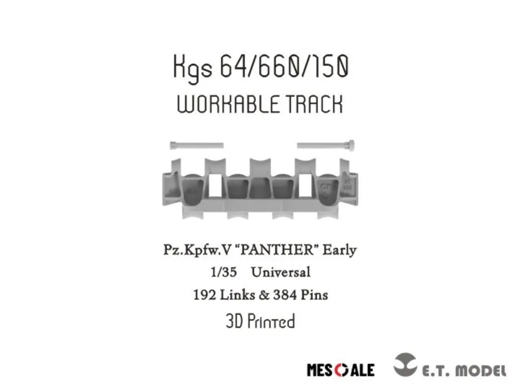 ETmodel P35-002 1/35 Pz.Kpfw.V - 3D Printing Link review and price