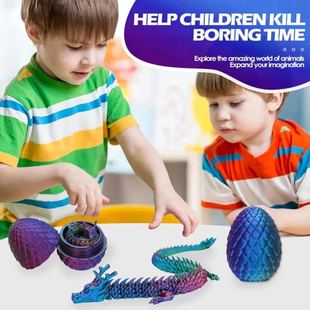 3D Mini Chinese Dragon Surpris - 3D Printing Egg review and price