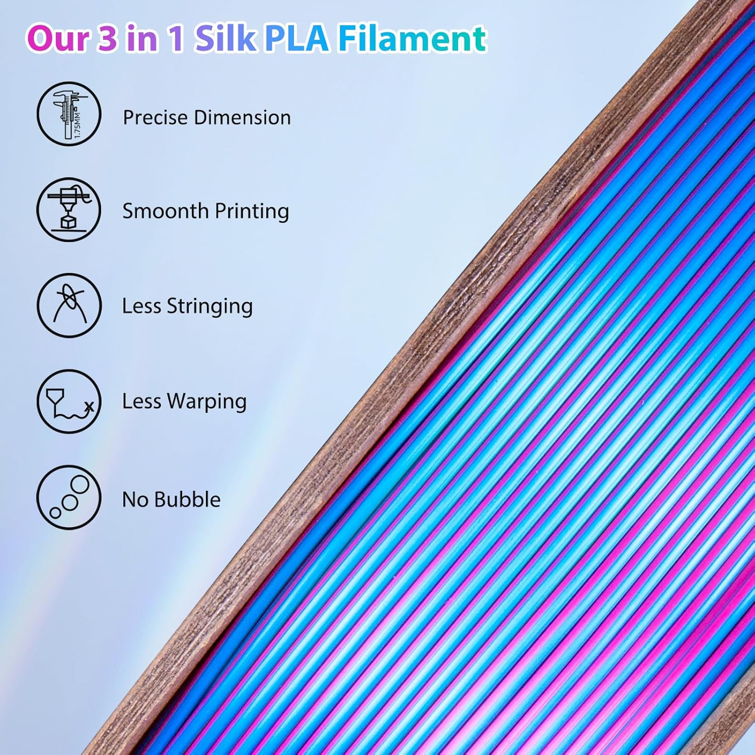 ADLAYER PLA Silk 3D Printer Fi - 3D Printing Link review and price