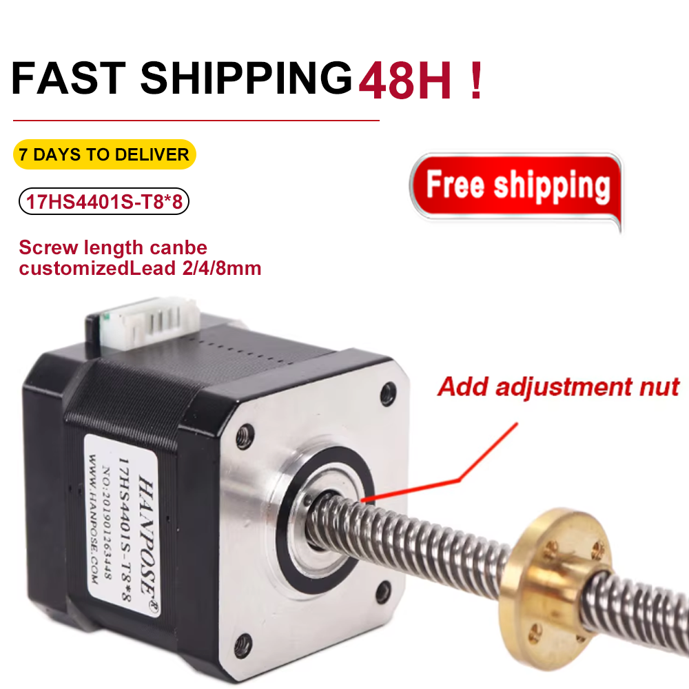 Nema17 Screw Stepper Motor 1.8 - Lead Screw Stepper review and price