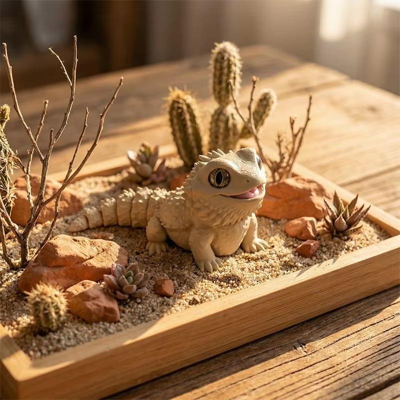1Pcs 3D Printed Bearded Dragon - 3D Printing Lizard review and price