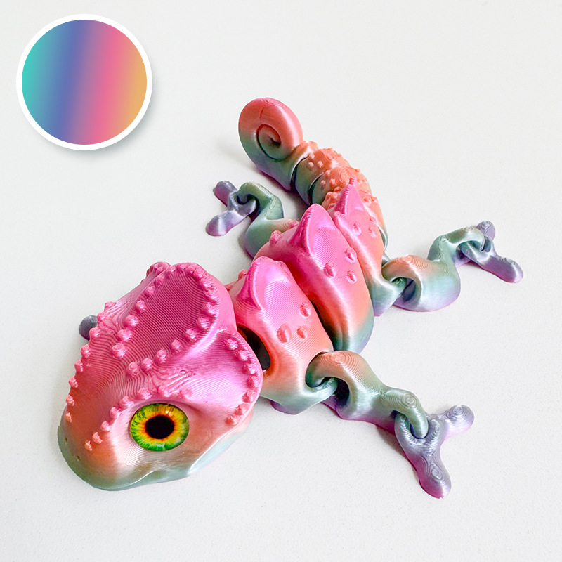 New 3D Printing Chameleon Figu - 3D Printing Lizard review and price