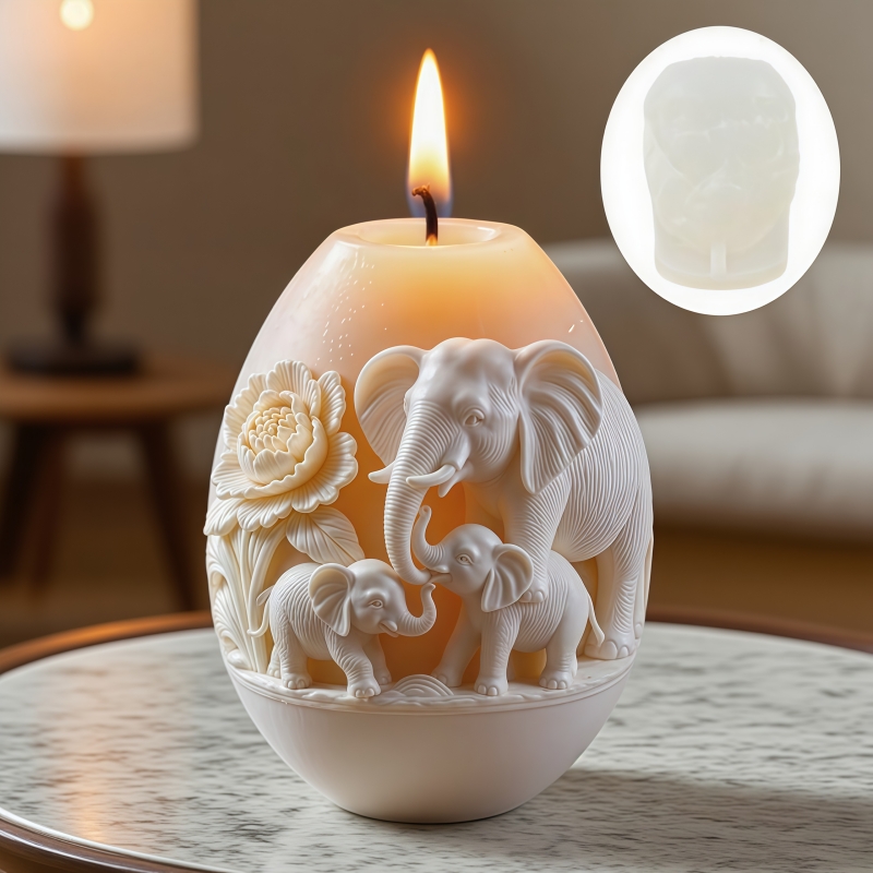 Elephant Relief Egg Shaped Can - 3D Printing Egg review and price